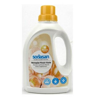 Sodasan Weichspüler Pfirsich Frische vegan 750 ml