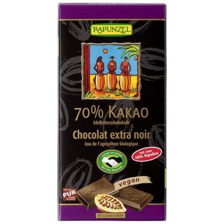 Rapunzel Noble Dark Chocolate 70% Cocoa HiH vegan organic 80 g