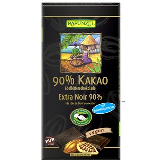 Rapunzel 90% Cocoa Noble Dark Chocolate organic 80 g