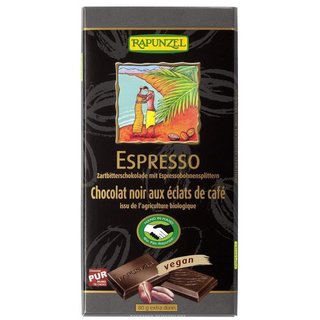Rapunzel Zartbitter Espresso 51% Kakao HiH vegan bio 80 g