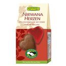 Rapunzel Nirwana Chocolate Hearts HiH organic 128 g