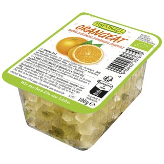 Rapunzel Orangeat gewürfelt ohne Weißzucker bio 100 g