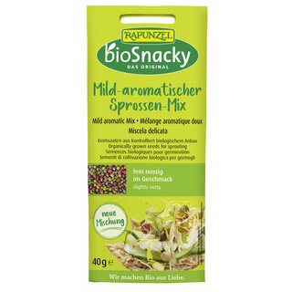 Rapunzel BioSnacky Mild Aromatically Sprouts Mix vegan organic 40 g