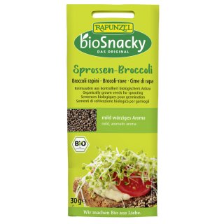 Rapunzel BioSnacky Sprossen Broccoli Keimsaaten vegan bio 30 g