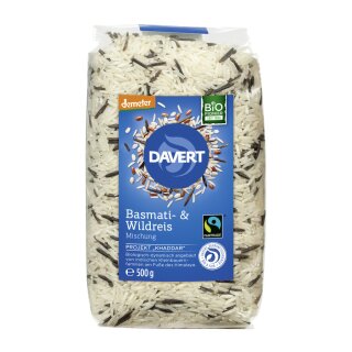 Davert Basmati & Wild Rice Mixture demeter organic 500 g