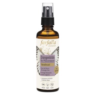 Farfalla Orangenblüte Pflanzenwasser Bio ohne Alkohol 75 ml