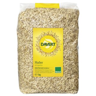 Davert Hafer entspelzt vegan bio 1 kg 1000 g