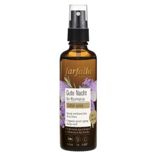 Farfalla Sleep Well Lavender Good Night Organic Room Spray 75 ml