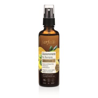 Farfalla Enjoyment of Life Vanilla Mandarin Moments of Happiness Organic Room Spray 75 ml