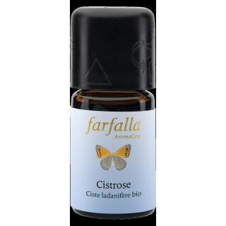 Farfalla Cistrose essential oil 100% pure organic wild harvest 5 ml