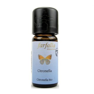 Farfalla Citronella Chemotyp Geraniol Grand Cru ätherisches Öl naturrein bio 10 ml