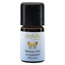 Farfalla Melissa 10 % essential oil 100% pure organic in Jojoba Oil 5 ml