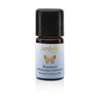 Farfalla Rosemary Verbenone Grand Cru essential oil 100% pure organic 5 ml