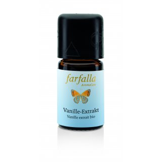Farfalla Vanilla extract essential oil 100% pure organic 5 ml