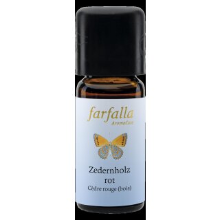 Farfalla Zedernholz rot ätherisches Öl naturrein Ws 10 ml