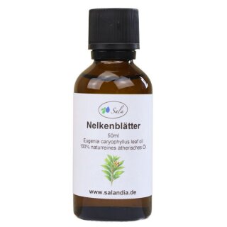 Sala Nelkenblätteröl Aroma ätherisches Nelkenöl Gewürznelke naturrein 50 ml