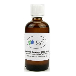 Sala Lavendelöl Barreme ätherisches Öl 50/52 naturrein 100 ml Glasflasche