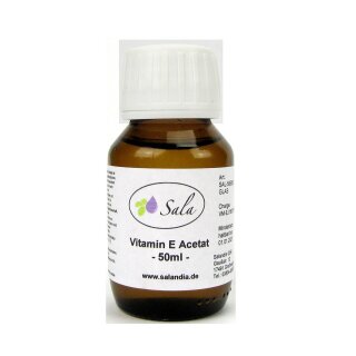 Sala Vitamin E Acetate 50 ml Alcoa glass bottle