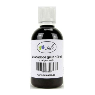 Sala Avocadoöl roh grün kaltgepresst 100 ml PET Flasche