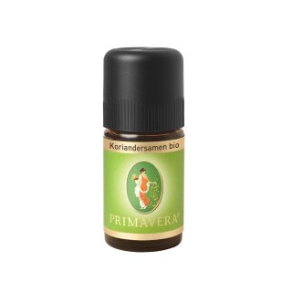 Primavera Coriander seeds organic essential oil 5 ml