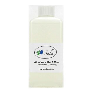 Sala Aloe Vera Gel 1:1 pure liquid 250 ml HDPE bottle