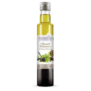 Bio Planete Olive Oil Balsamic Vinegar Dressing organic 250 ml