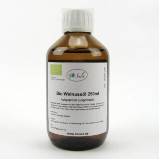 Sala Walnussöl kaltgepresst BIO 250 ml Glasflasche