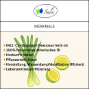 Sala Lemongrasöl Aroma ätherisches Öl naturrein 10 ml