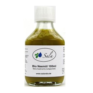 Sala Neem Oil cold pressend organic 100 ml NH glass bottle