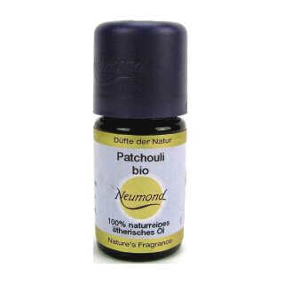 Neumond Patchouli ätherisches Öl naturrein bio 5 ml