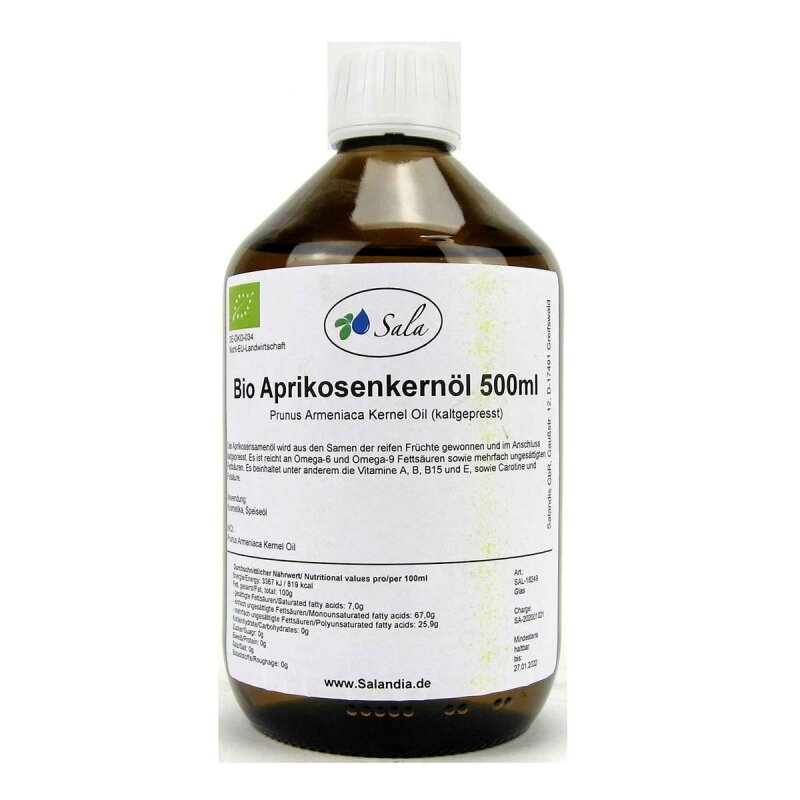 Sala Rizinusöl Kaltgepresst 1000 Ml – Für Wimpern, Augenbrauen, Haut & Haar