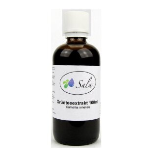 Sala Green Tea Extract 100 ml glass bottle