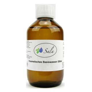 Sala kosmetisches Basiswasser 96% Alkohol 250 ml Glasflasche