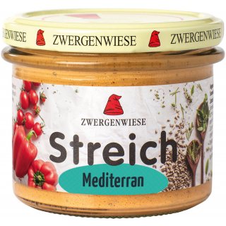 Zwergenwiese Spread Mediterranean Tomato Paprika gluten free vegan organic 180 g