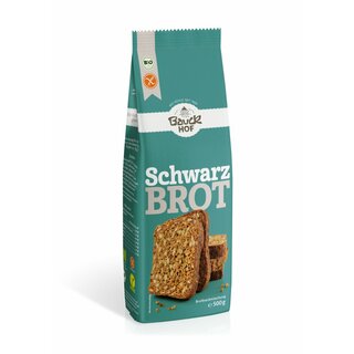 Bauckhof Schwarz Brot Backmischung glutenfrei vegan bio 500 g