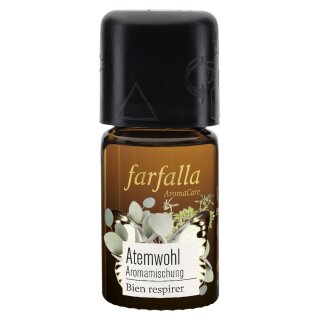 Farfalla Stay Healthy Sandalwood Breath Relief Fragrance Mix pure 5 ml
