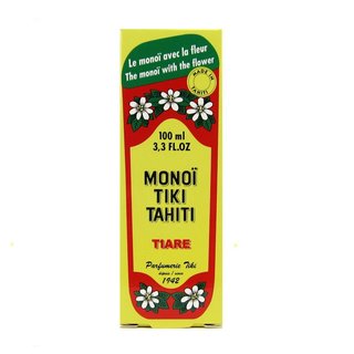 Monoi Tiki Tahiti Tiare 100 ml glass bottle