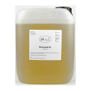 Sala Ricinus Castor Oil cold pressed Ph. Eur. 5 L 5000 ml canister