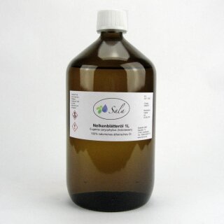 Sala Clove Leaf essential oil 100% pure 1 L 1000 ml glass bottle