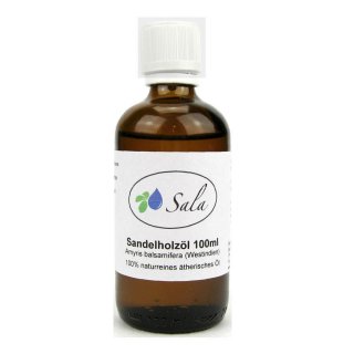 Sala Sandalwood essential oil Amyris 100% pure 100 ml glass bottle