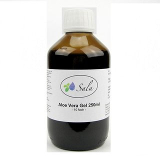 Sala Aloe Vera Gel 10:1 liquid 250 ml glass bottle