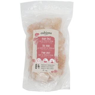 Eubiona Crystal Salt chunks 1 kg 1000 g bag