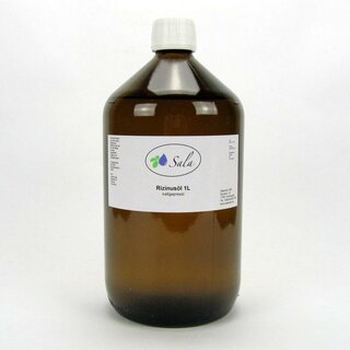 Sala Ricinus Oil Castor Oil cold pressed Ph. Eur. 1 L 1000 ml glass bottle