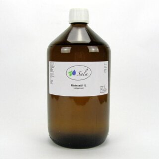 Sala Ricinus Oil Castor Oil cold pressed Ph. Eur. 1 L 1000 ml glass bottle