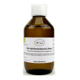 Sala Aprikosenkernöl kaltgepresst BIO 250 ml Glasflasche