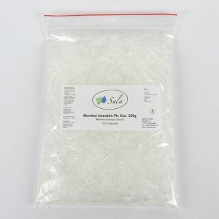 Sala Menthol kristallin Mentholkristalle Ph. Eur. 250 g Beutel