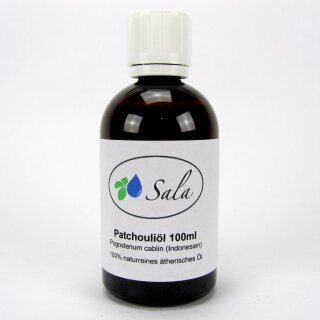 Sala Patchouliöl ätherisches Öl naturrein 100 ml PET Flasche