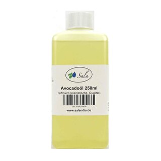 Sala Avocadoöl raffiniert kosmetische Qualität 250 ml HDPE Flasche