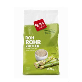 Green Roh Rohrzucker bio 1 kg 1000 g Tüte