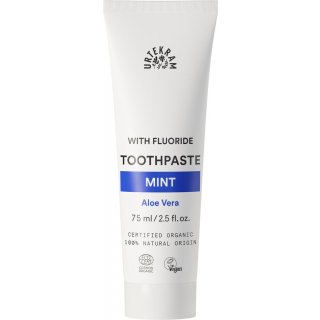 Urtekram Toothpaste Mint with Aloe Vera & Fluoride vegan 75 ml